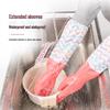 Miaojie Household Waterproof Warm-Lined Cleaning Gloves