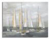 Wall Paint Gold Boat 100X2.8X80 Cm