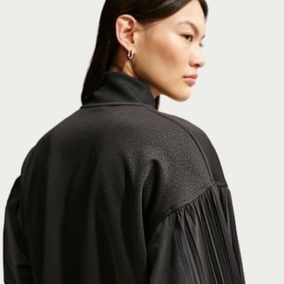Women's Nike Sportswear Jackets Women's Black/Sail White Baseball Collar Moderate Other