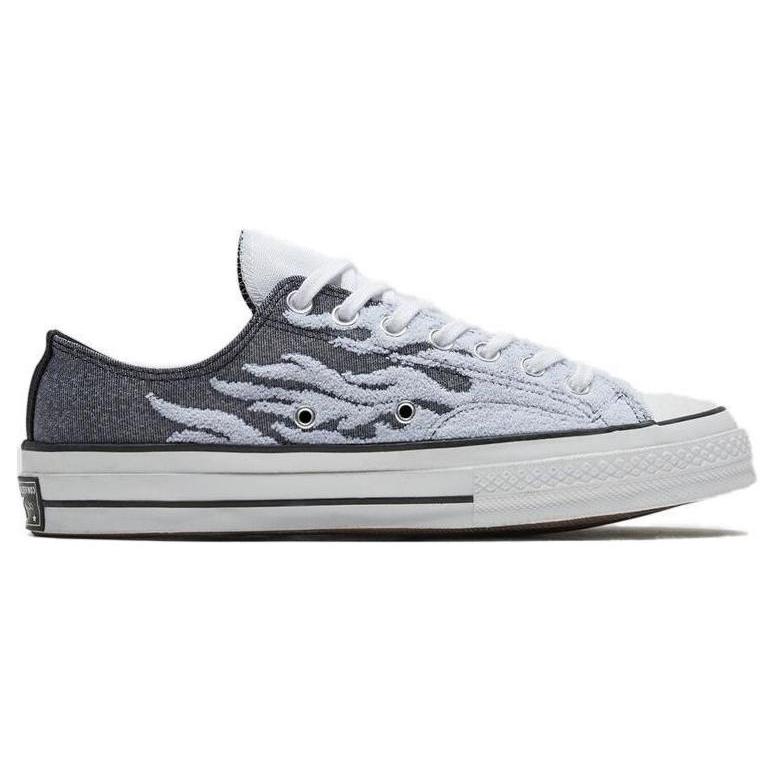 Converse Archive Flames Chuck 1970-х Низкие 'Черный Серый' 166713C