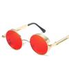 New Round Metal Sunglasses Steampunk Men Women Fashion Glasses Brand Designer Retro Vintage Sun Glasses Uv400