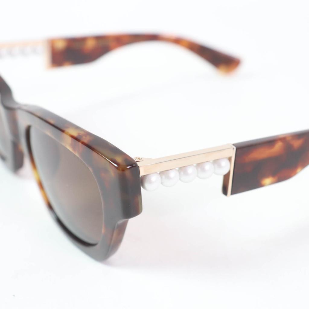 Excellent TASAKI EYEVAN sunglasses balance signature sunglasses With pearl Z0504 Used