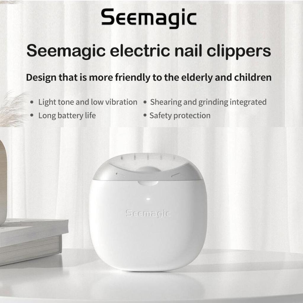 Xiaomi Seemagic электрические автоматические кусачки для ногтей с легким триммером, маникюрные ножницы для ухода за детьми и взрослыми, инструменты для тела
