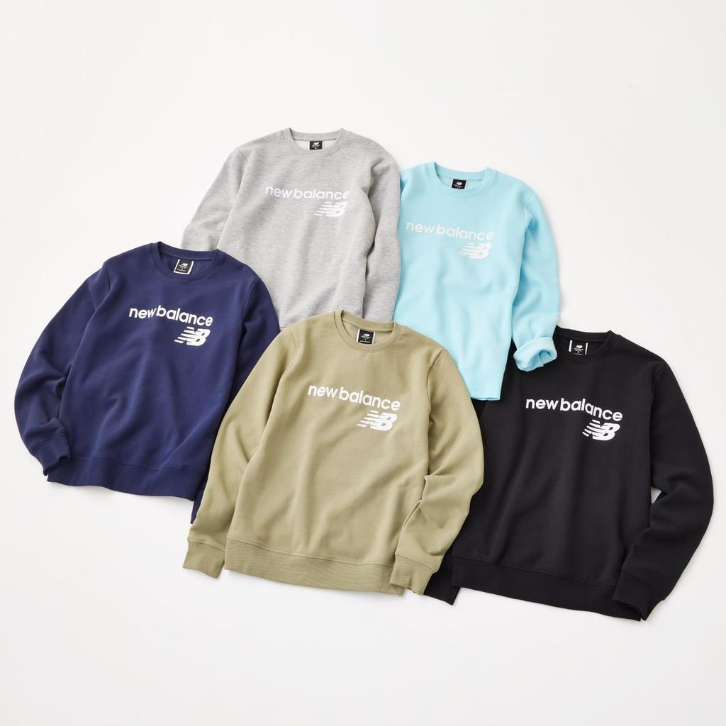 Эксклюзивный флис SuperCore Crew WT03811 Черный S [New Balance] co.jp Женский (BK)