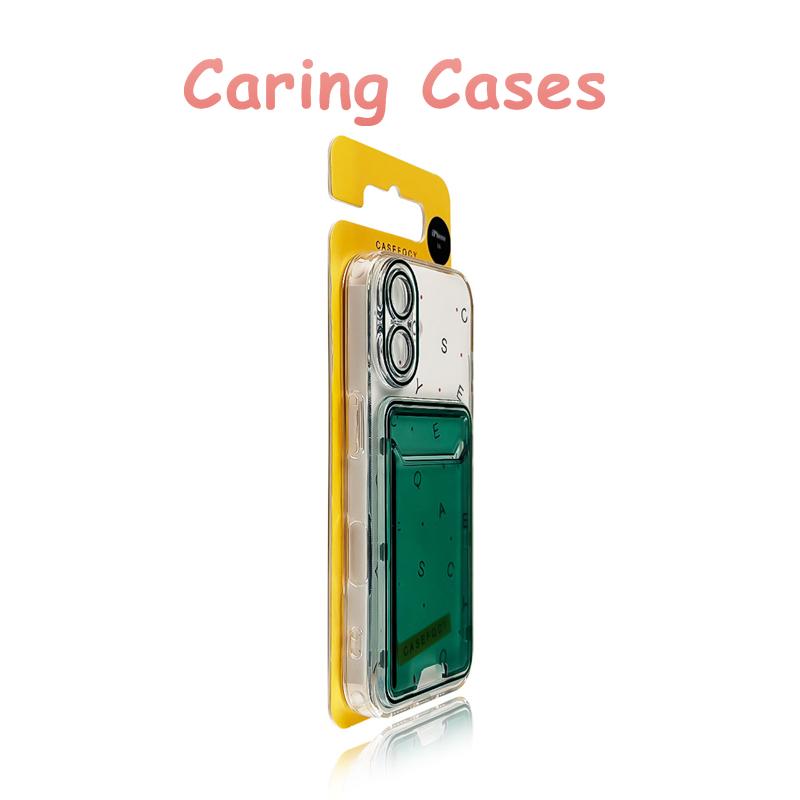 For iPhone 16 Pro Max Case Pink Clear Card Wallet Translucent TPU Slim Compatible with iPhone 15 14 13 12 11