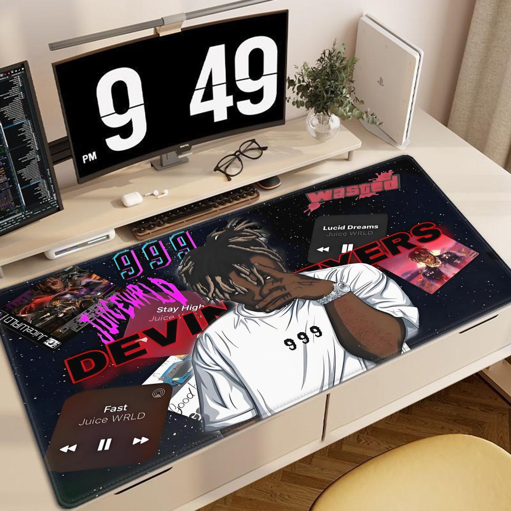 Juice Wrld Rapper Mousepad Large Gaming Compute Gamer Pc Keyboard Mouse Mat