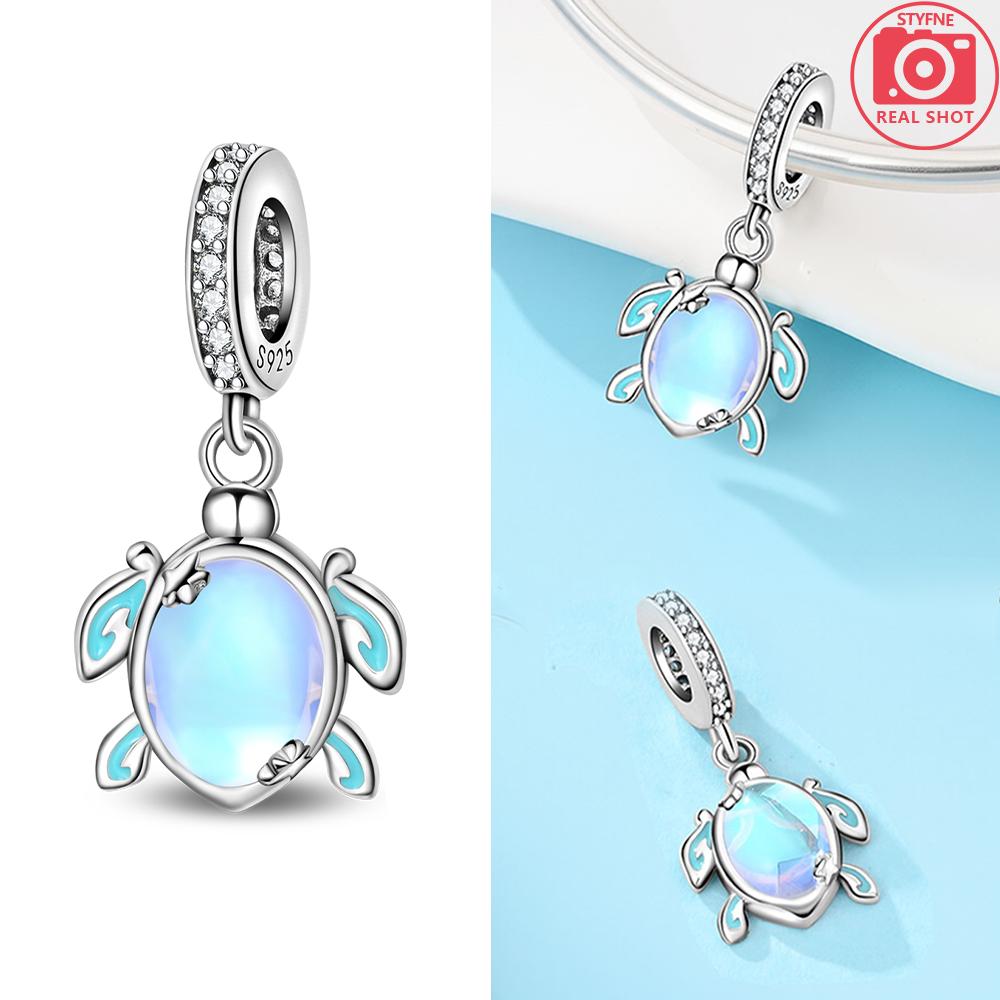 Серия Мир Океана Морской Синий Черепаха Морская Звезда Краб Осьминог Шармы Бусина Подходит Браслет Медь DIY Ювелирное Изделие Подарок