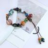 Простой богемный керамический браслет из бисера для женщин и девочек, универсальный, ручная работа, плетение, ручная веревка, ювелирные изделия, аксессуары, подарки