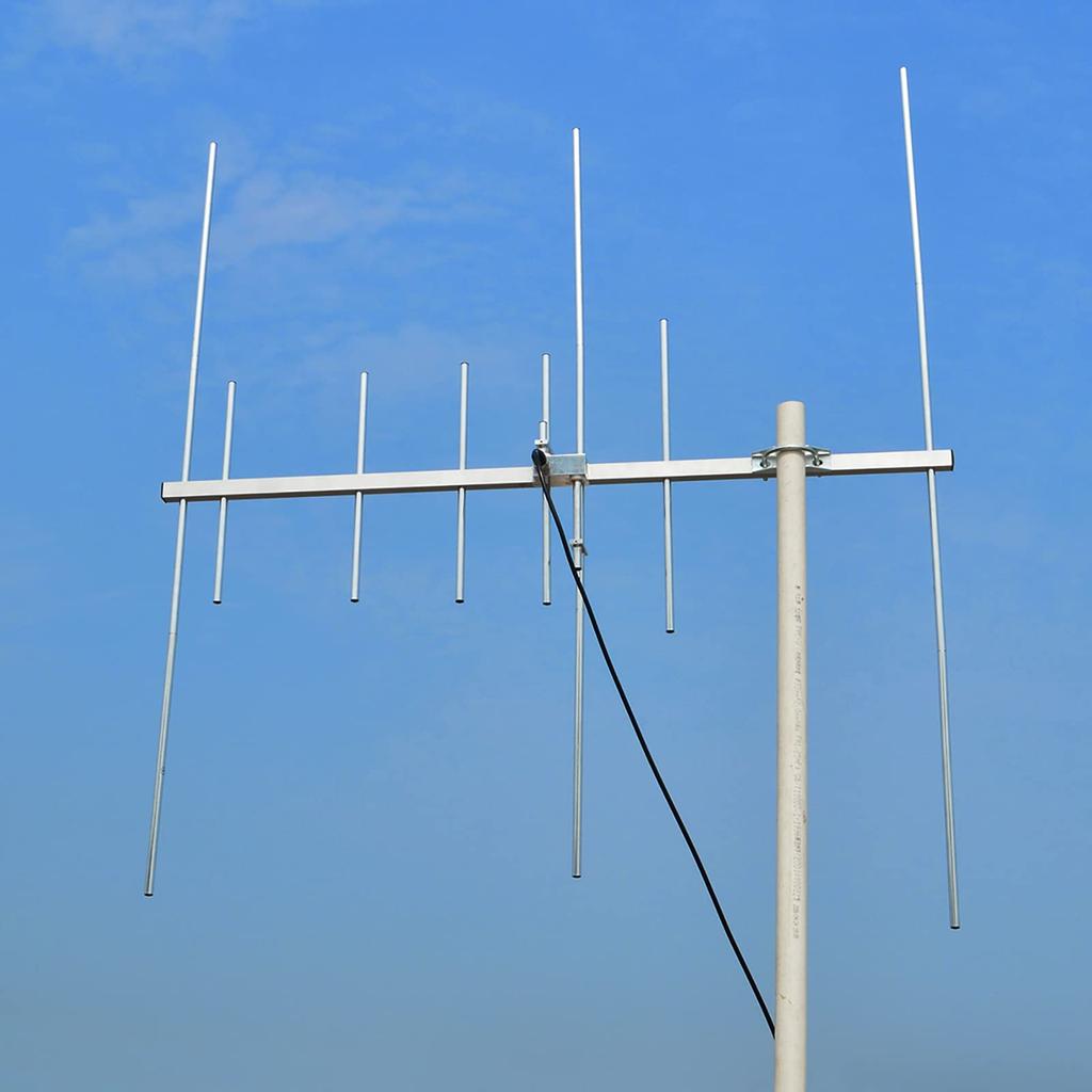 Dual Band Yagi Antenna 8 Element Amateur Radio High Gain High Gain Outdoor Easy Installation 144/430MHz VHF/UHF