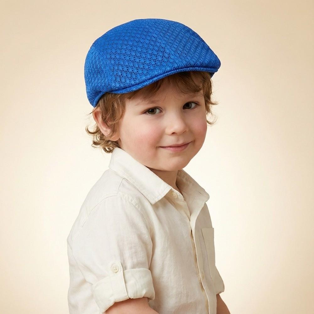 Hollow Children Forward Cap Korean Style Sun Hat Simple Mesh Beret  Sunshade