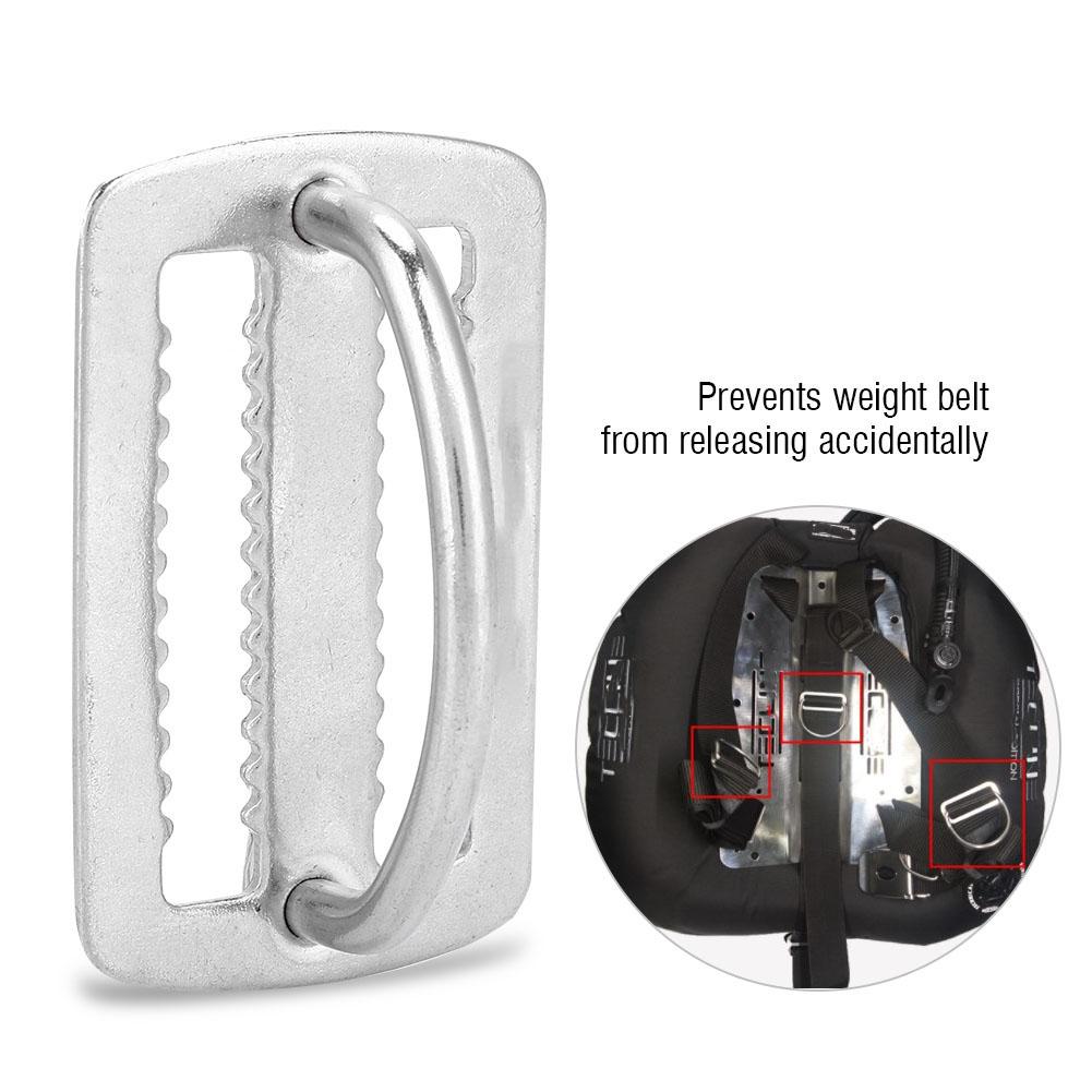 KEEP DIVING 50 мм ремень из нержавеющей стали с пряжкой-слайдером, аксессуар для дайвинга