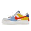 Nike Женские кроссовки Air Force 1 Shadow Sail Multi белые Game-Royal Rush-Orange CI0919-115