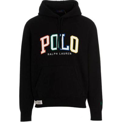 Polo SS23 Письменный логотип принтованный свитер свитшот мужской свитшот черный 710890190-001