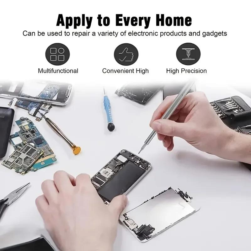Набор магнитных прецизионных отверток, 25 в 1 с набором из 24 мини-карманных отверток, небольшой набор для ремонта мобильного телефона/ПК/CAME