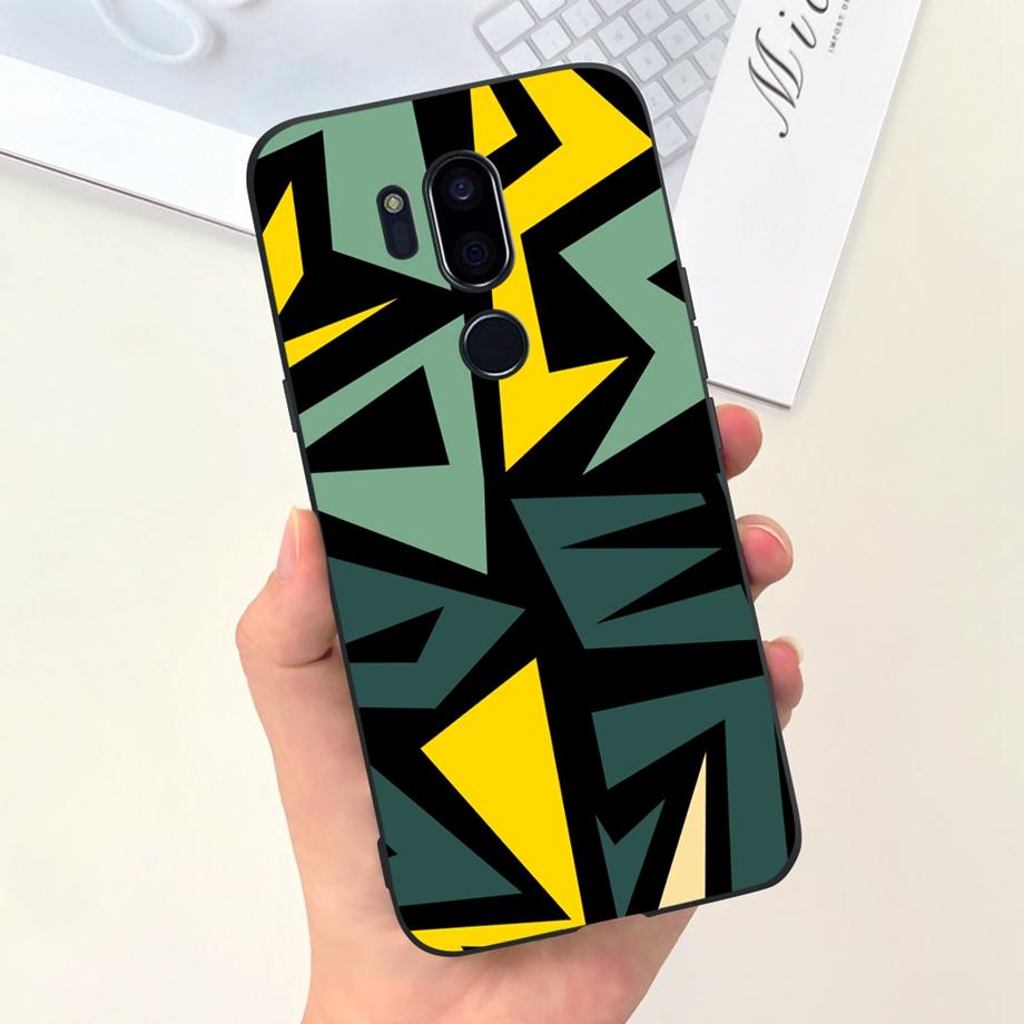 Для LG G7 ThinQ Чехол G710 LM-G710 Мягкий Силиконовый Чехол для Телефона Милый Кот Космонавт Ударопрочный Для LG G7 ThinQ Задняя Крышка Funda Coque