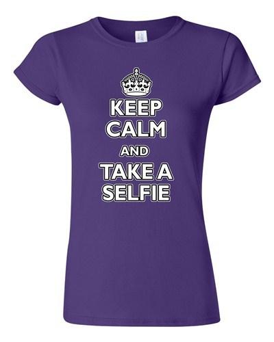 Детская футболка с надписью Keep Calm And Take A Selfie Selfy Photo Camera, смешной юмор, DT, унисекс
