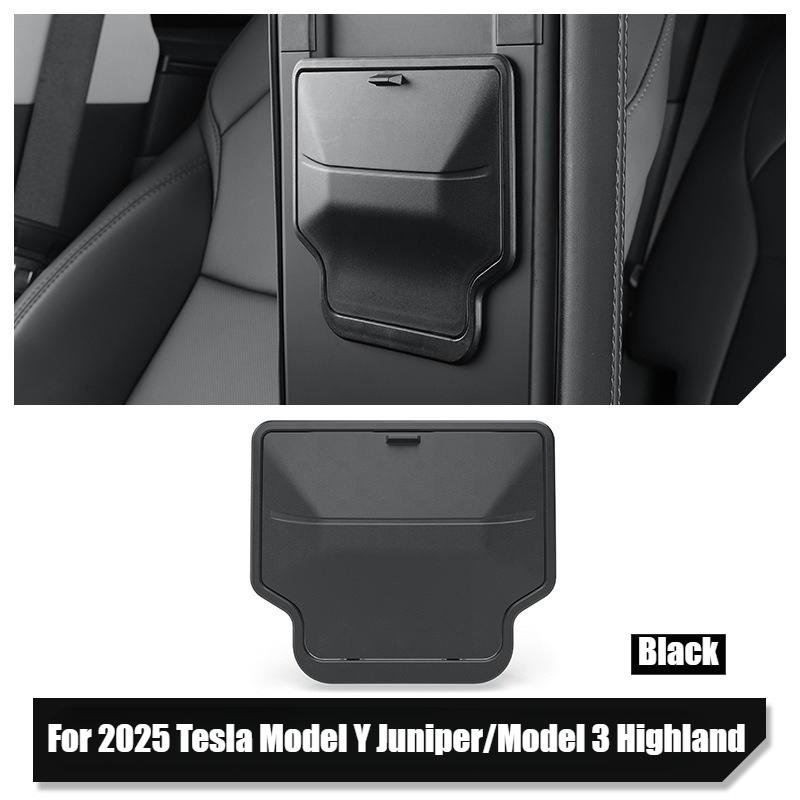 For Tesla Model Y Juniper/Launch 2025 Car Armrest Box Hidden Storage Box Model 3 Highland 2024-2025 Center Console Storage Case