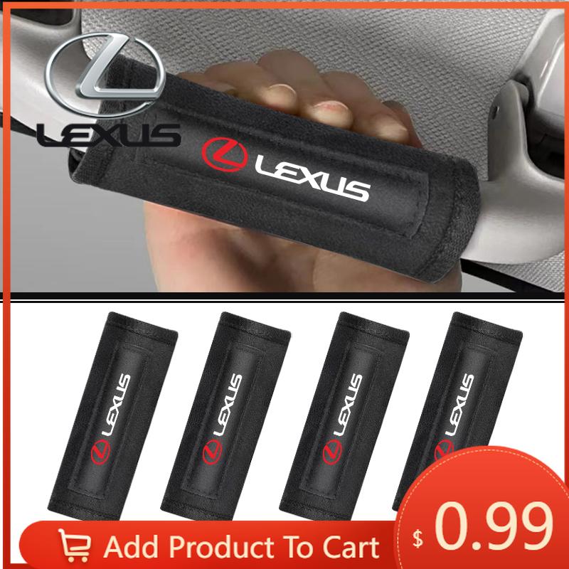Interior Stickers Car Pull Gloves Roof Armrest Handle Protect Cover Auto Accessories For Lexus ES RX NX LS UX LM LX GX LC RZ IS MZ4