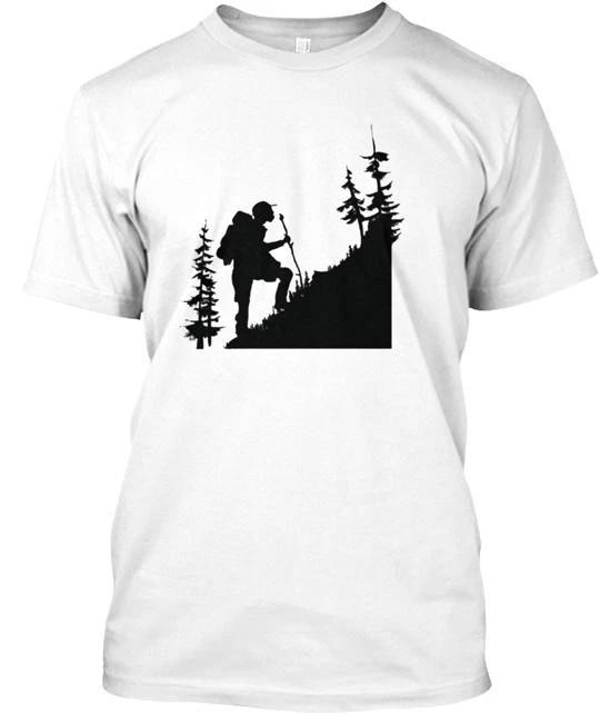 Camping 100% Cotton T-shirt Mens Tees Top Made in the USA T-Shirt Tee Top Unisex