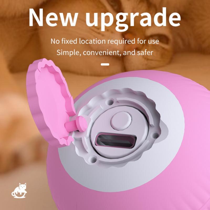 Светодиодные электрические игрушки-мячи для кошек, автоматические катящиеся умные игрушки для кошек, интерактивные игрушки для дрессировки кошек, игрушки для котят для игр в помещении