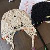 Винтажные шапки-бини в стиле бохо с цветочной бахромой для женщин, летние, универсальные, полые, дышащие, модные, пуловеры