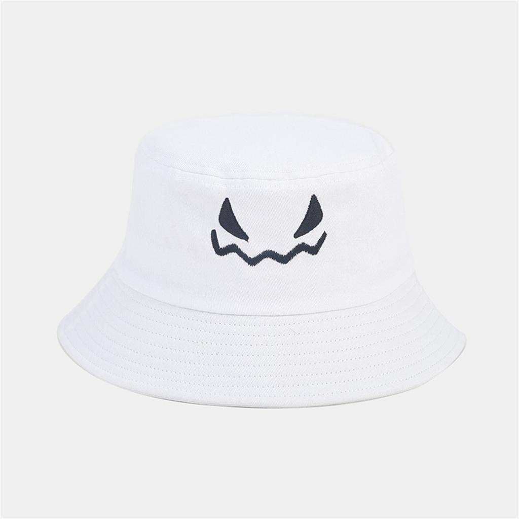 Шляпы на Хэллоуин для мужчин и женщин, вышитые двухсторонние панамы, шляпы от солнца