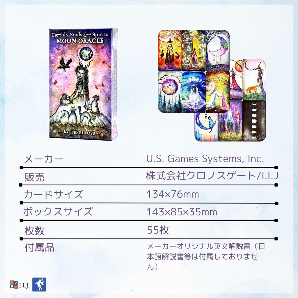 Оракул Карта Английская Аффирмация Гадание Души Духи Луна IIJ [Земной и Оракул] [Подлинный]