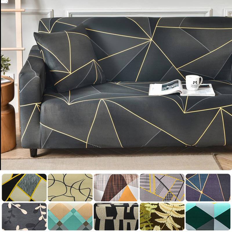 Geometric Elastic Sofa Cover For Living Room Couch Cover High Stretch Sofa Slipcovers Furniture Protector All Cover Home Decor