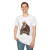 Santa Christmas Boxing Fighter Gritty Gloves Beard Unisex Softstyle T-Shirt