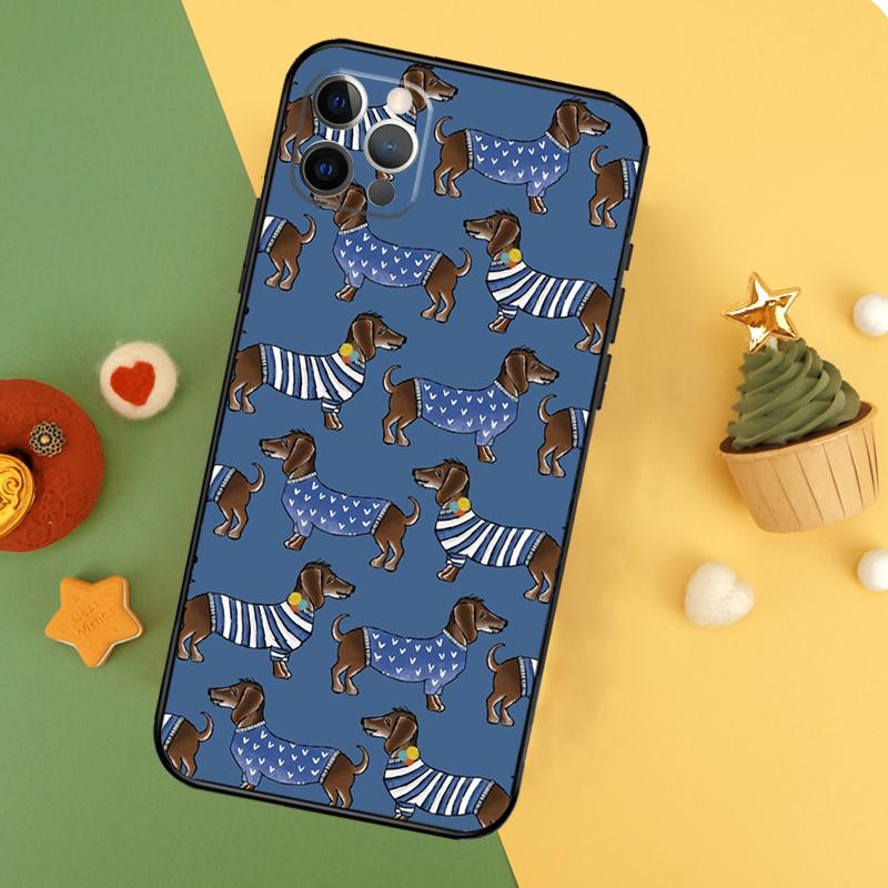 Чехол для телефона такса Дакель для iPhone 17 Pro Max 17Air 16E 15 14 13 12 11 16 Pro Max Mini Ударопрочный чехол