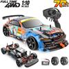 New 1:10 Double Shock Absorber 40km/70km/h High Speed Drift Remote Control Car 2.4G 4WD RC Off-road Vehicle Kids Birthday Christmas Gift