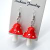 Cute Simple Funny Small Drop Earrings For Women Girls Children Animal Duck Frog Mushroom Cloud Shape Resin Dangle Jewelry Gift