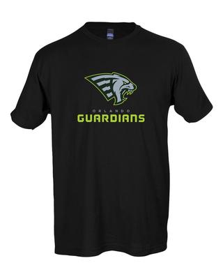 Унисекс Взрослая Повседневная Футболка с Графикой Orlando Guardians Логотип Команды XFL Y...