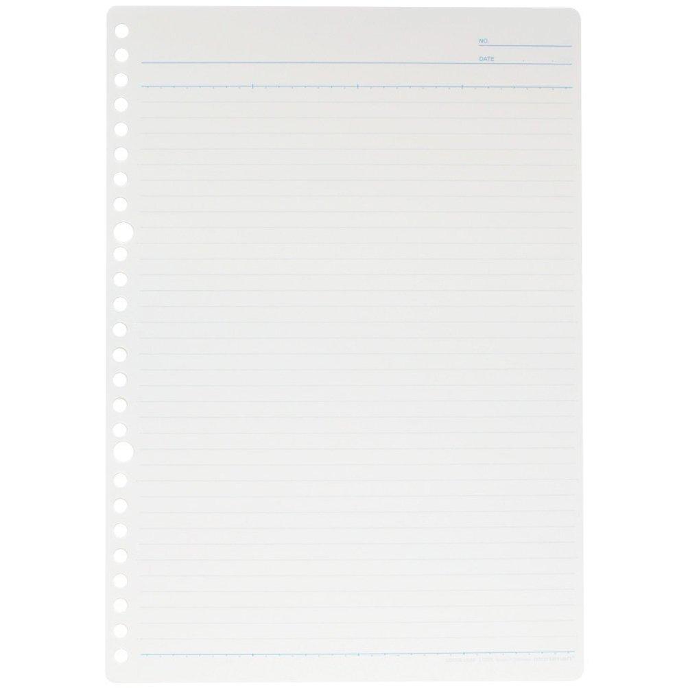 Maruman Loose Leaf B5 Horizontal Ruled 6mm 100 Sheets 5 Books Set L1201H