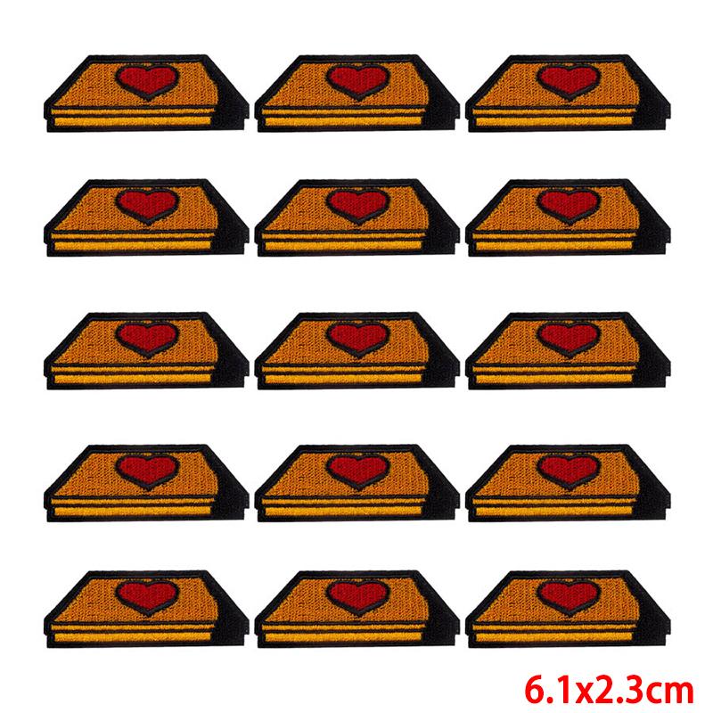 10 Pcs/lot Wholesale Embroidery Patch Iron On Patches For Clothing Patches On Clothes Jackets Decor Applique Sew Supplies