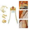 Women Egyptian Costume Accessories Egyptian Headpiece Snake Arm Cuff Wrist Bracelet Cuff For Theme Party Halloween