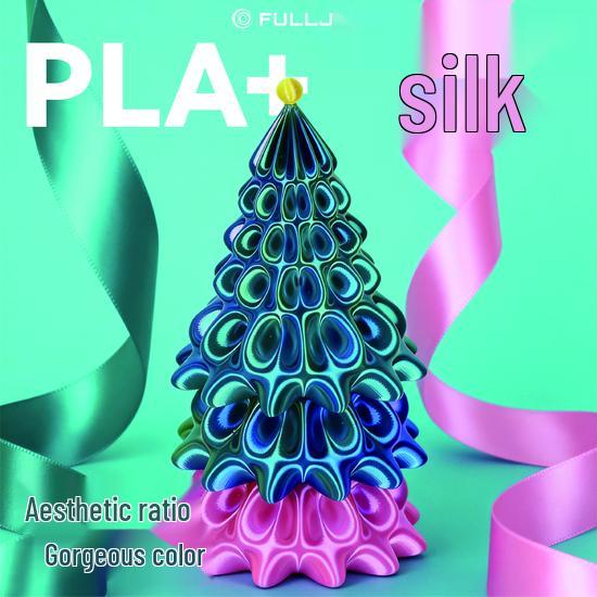 FULLJOY Многоцветная шелковая PLA+ нить для 3D-принтера