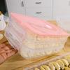 Transparent Dumpling Box Multi-Layer Food Freezer Storage Box Food Egg Frozen Box  Refrigerator