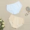 2pcs Plus Size Underwear Lace Cotton Panties Women Briefs 1XL 2XL