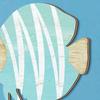 2 шт. Деревянная рыба Пляжное настенное искусство Деревянная стайка рыб Настенный декор Морская прибрежная тематика Настенное украшение для ванной комнаты Домик у озера