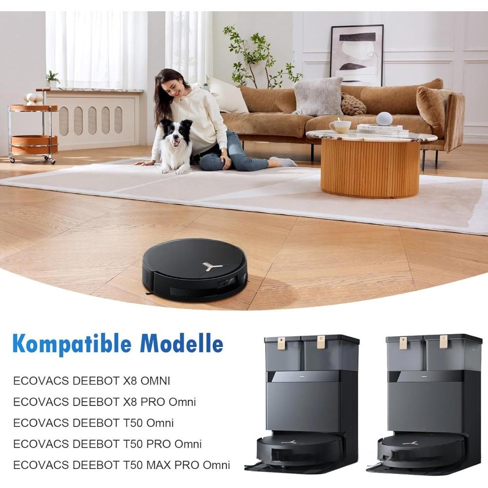 Suitable for ECOVACS Deebot T81 PRO OMNI / T81 OMNI T11C/T11 OMNI /T11 PRO OMNI X9 PRO Sweeping Robot Dust Bag Accessories