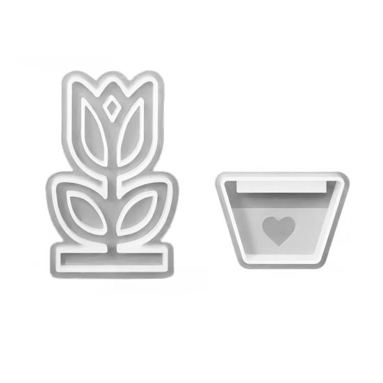 Silicone Flower Mold Tulip Sunflower Bouquet Epoxy DIY Candle Soap Mold Aromatherapy Gypsum Clay Art Jewelry Making Kit