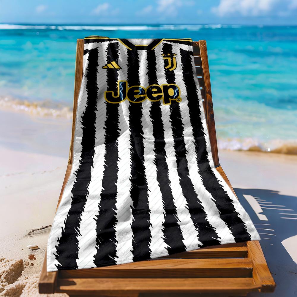 Juventus Beach Towel Super Soft Microfiber Quickdry Fabric Comfortable Lightweight
