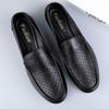 Новые летние дышащие легкие сетчатые туфли с мягкой подошвой для мужчин, повседневные кожаные мужские модные деловые мокасины для мужчин и мальчиков, кроссовки