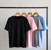 Женские хлопковые футболки, повседневные, женские, стандартного кроя, мягкие футболки, короткие рукава, летние топы