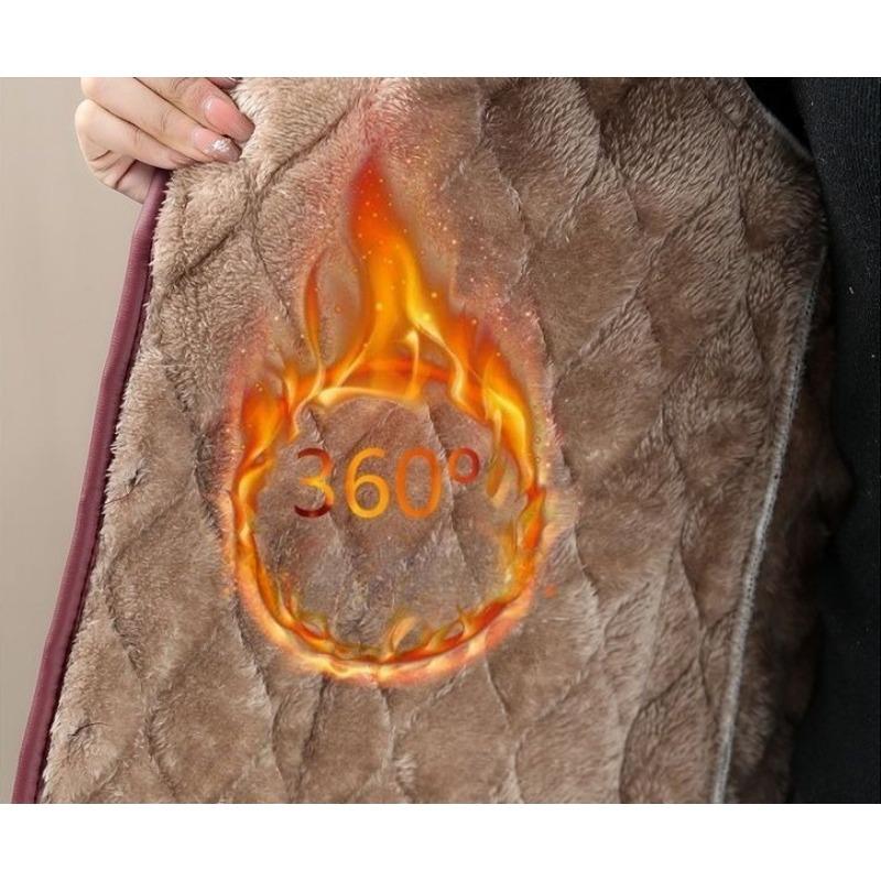 Осень-зима для женщин среднего возраста плюс бархатное теплое пальто средней длины свободного покроя из кожи кожаная куртка для мам повседневная куртка