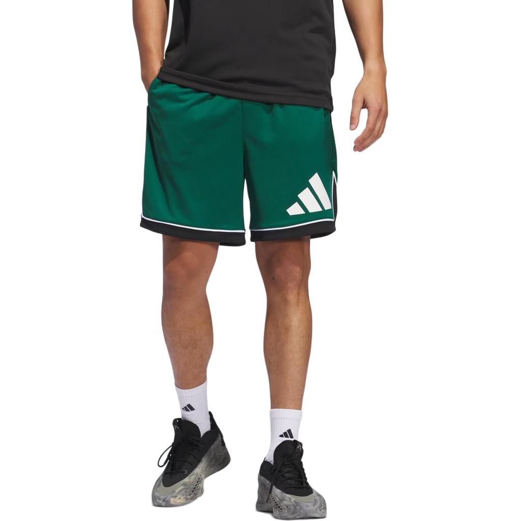 Adidas BASKETBALLSport Sports Shorts Men's Dark Green JN4726