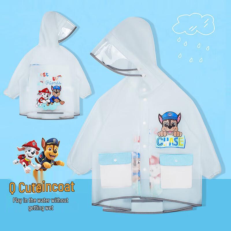 PAW PATROL Kids' Raincoat with Backpack Slot