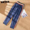 GMXIA Pants Women's Spring Cotton Casual Pants Haren Pants Loose Nine Points Women's Pants Thin Foot Pants