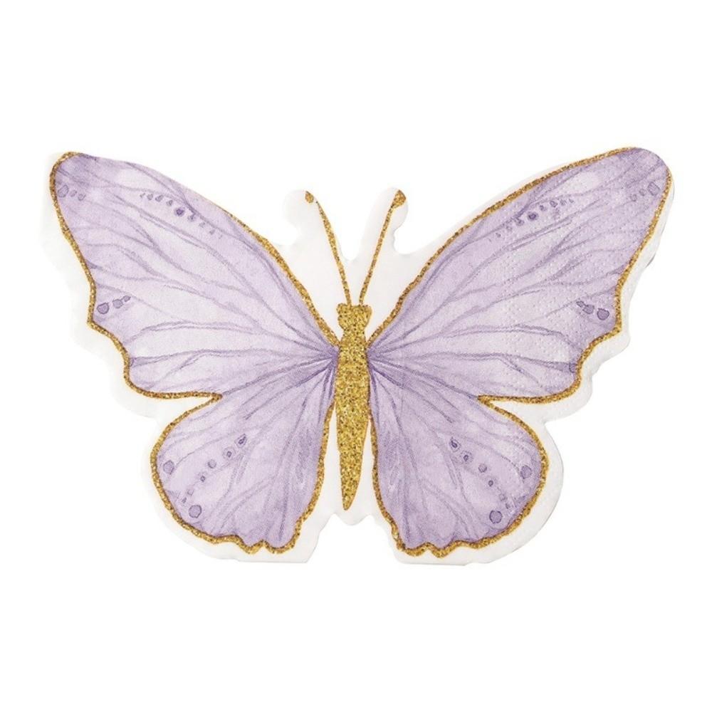 20Pcs Party Napkins Butterfly Paper Napkins Printed Decorative Napkins  Weddings Birthdays